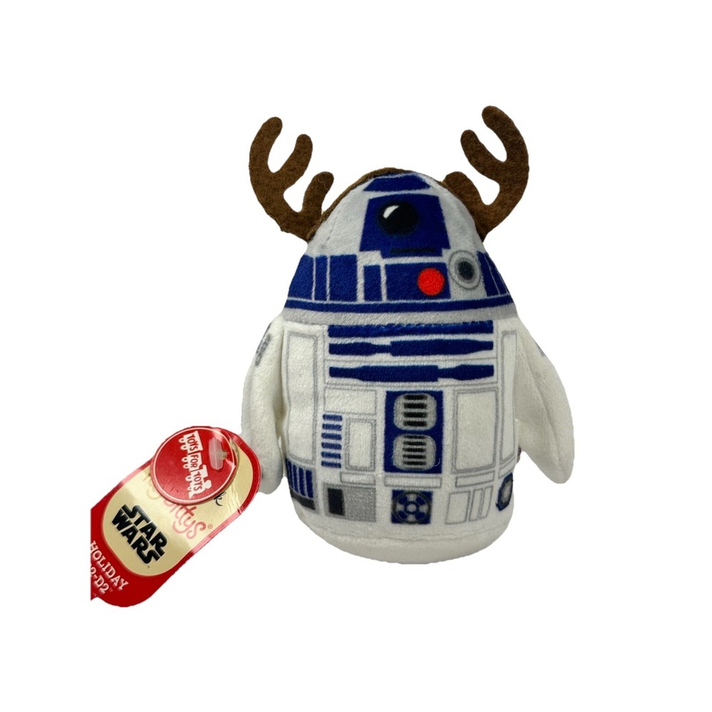 Hallmark itty bittys Star Wars R2D2 Reindeer Plush Toys for Tots NWT Holiday